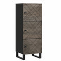 Armoire, avec rangement, 40 x 33 x 110 cm, coloris noir, pour la chambre