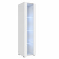 Meuble polyvalent, modulable, avec éclairage LED, coloris blanc, 40 x 167 x 29 cm, pour les espaces de vie
