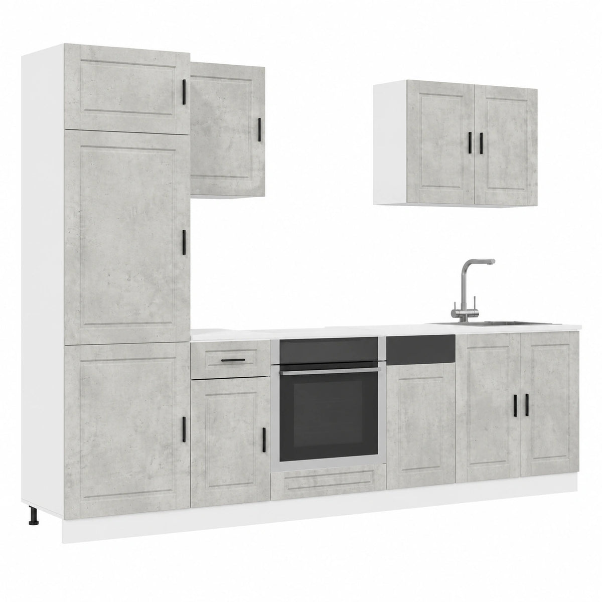 Armoire, avec rangement, coloris gris, pour la chambre