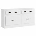 Buffet, avec rangement, coloris blanc, pour la salle à manger ou le salon