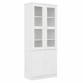 Armoire, en bois massif, coloris blanc, 77 x 35 x 186,5 cm, pour la chambre