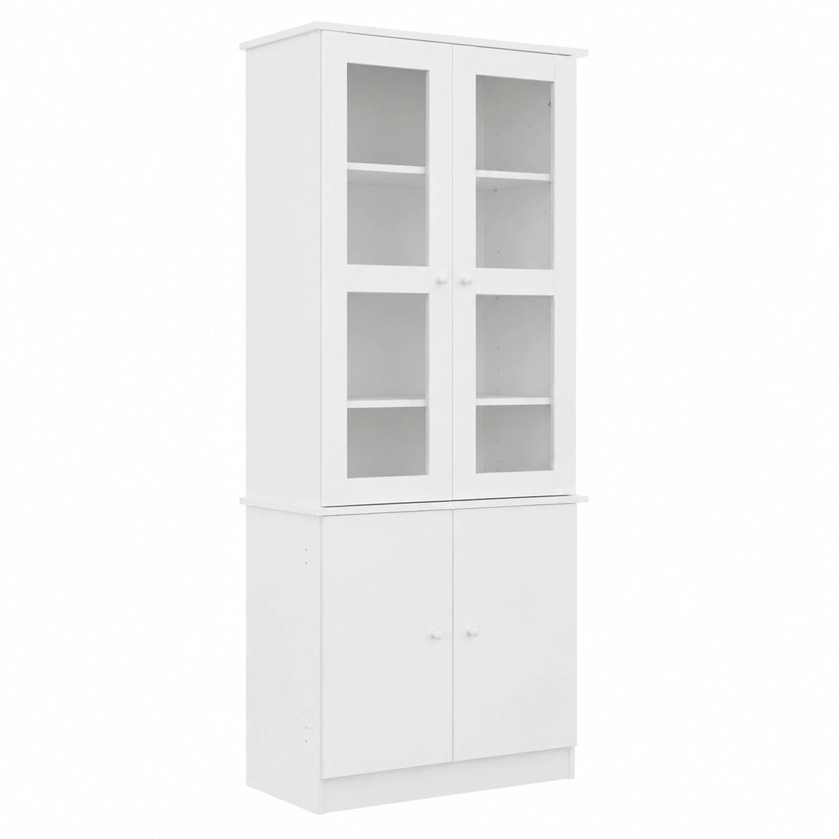 Armoire, en bois massif, coloris blanc, 77 x 35 x 186,5 cm, pour la chambre