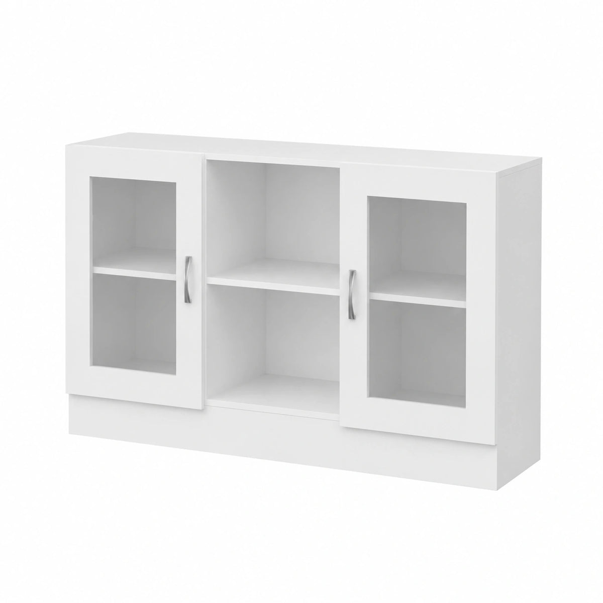 Armoire, avec rangement, avec étagères, avec portes, coloris blanc, 120 x 30,5 x 70 cm, pour la chambre