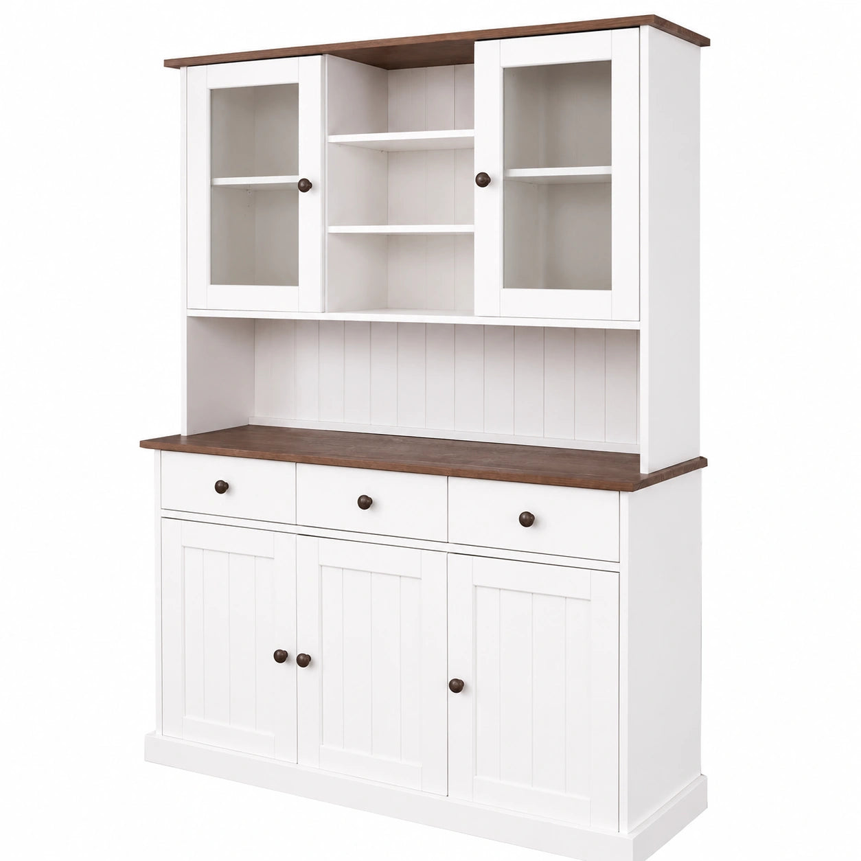 Armoire, avec tiroirs, avec portes, coloris blanc, pour la chambre