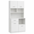 Armoire, réglable, avec rangement, avec tiroirs, 80 x 35 x 180 cm, coloris blanc, pour la chambre