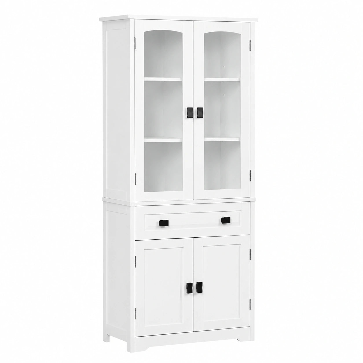 Armoire, réglable, avec tiroirs, avec étagères, coloris blanc, pour la chambre