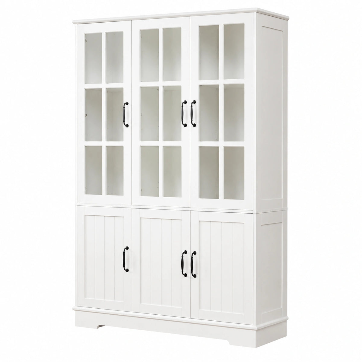 Armoire, avec étagères, avec portes, avec éclairage LED, coloris blanc, pour la chambre